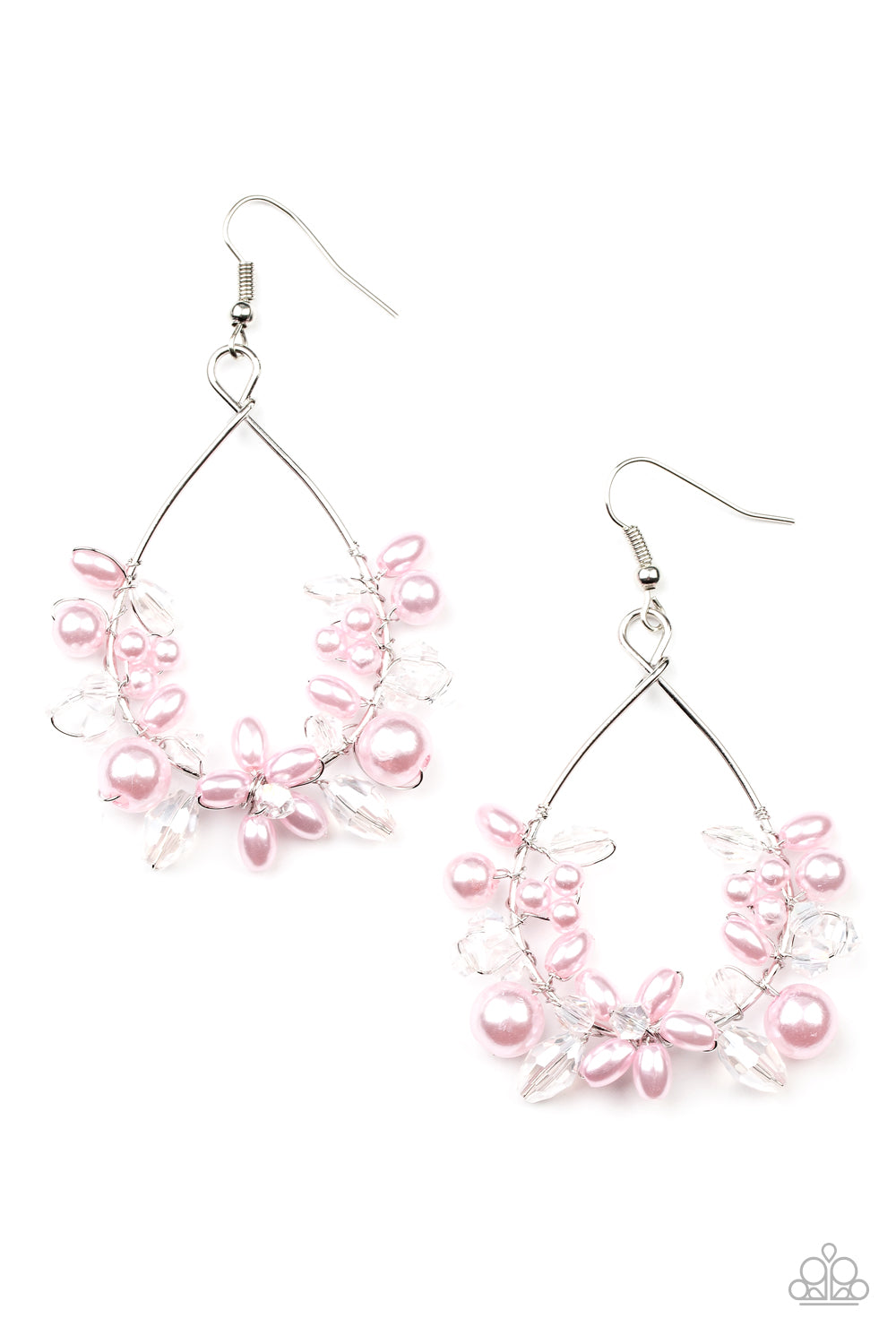 Marina Banquet - Pink Earrings - Paparazzi Accessories
