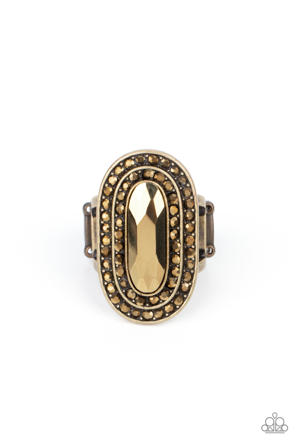 Fueled by Fashion - Brass Ring - Paparazzi Accessories