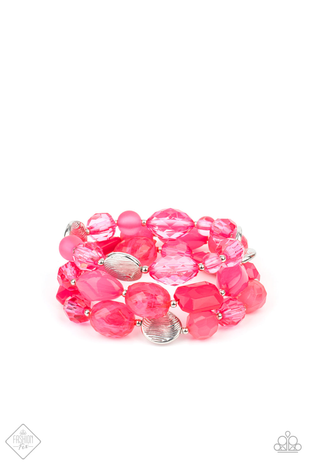 Oceanside Bliss - Pink Bracelet - Paparazzi Accessories - Paparazzi Accessories