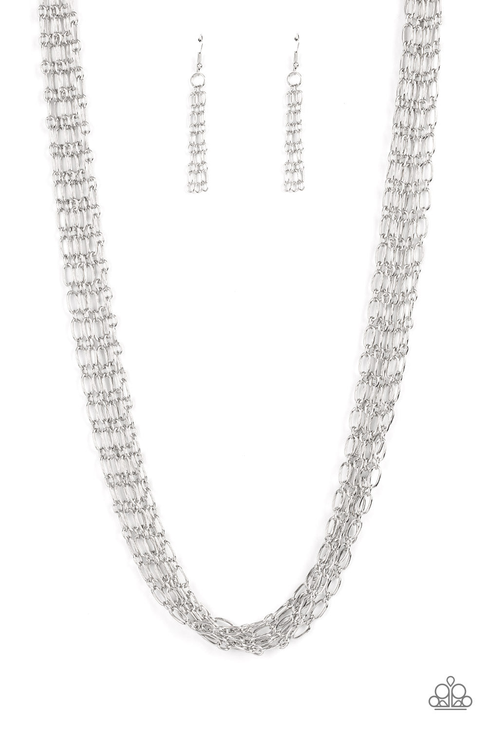 Dynamite Dynamo - Silver - Paparazzi Accessories