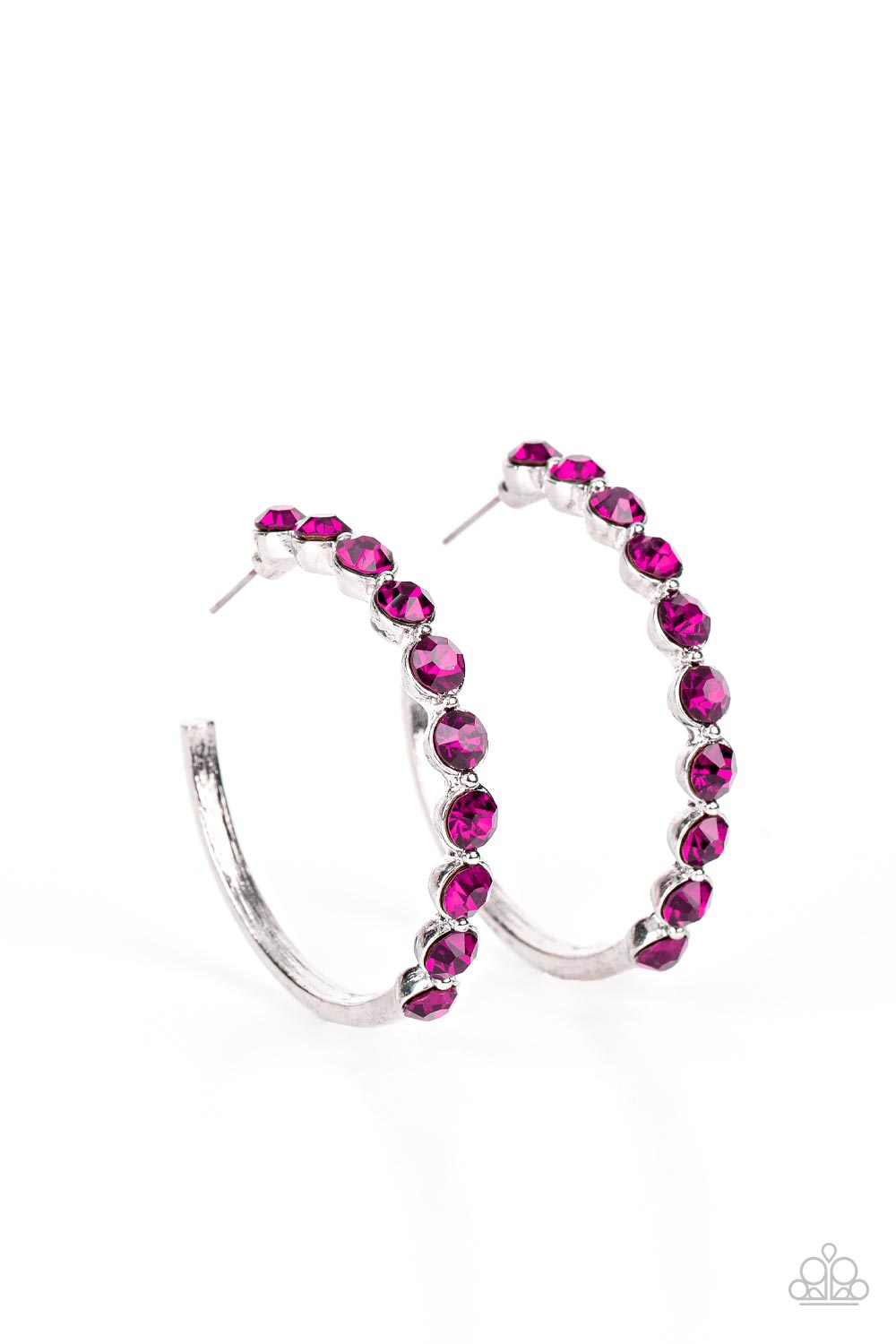 Photo Finish - Pink Earrings - Paparazzi Accessories - Paparazzi Accessories