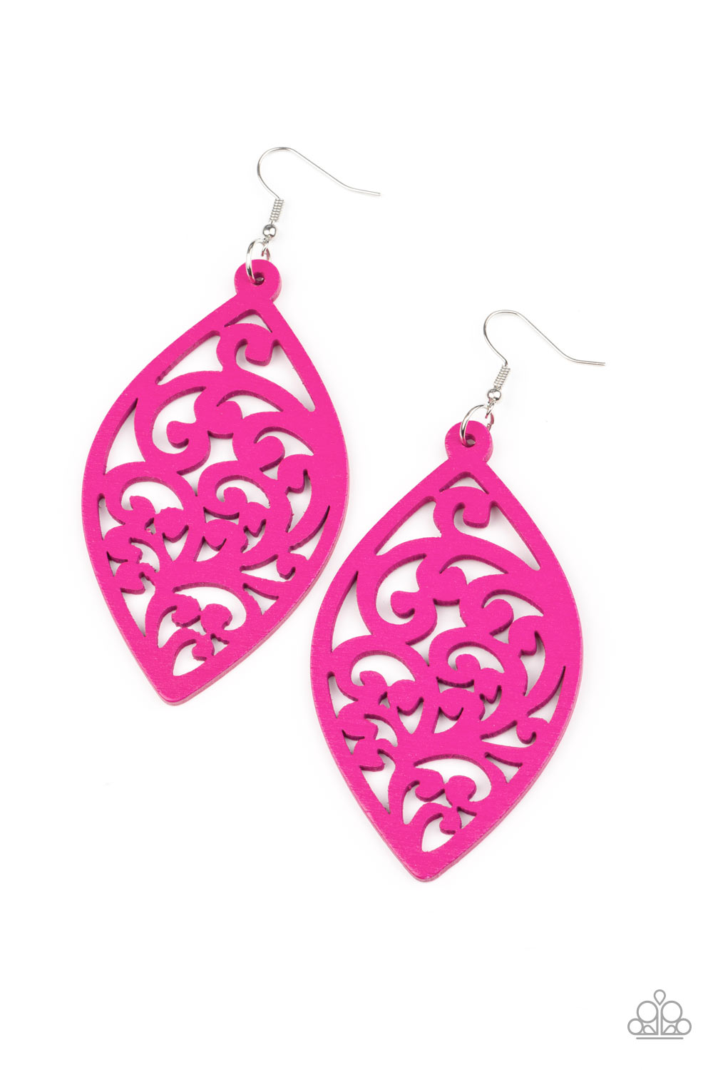 Coral Garden - Pink Earrings - Paparazzi Accessories