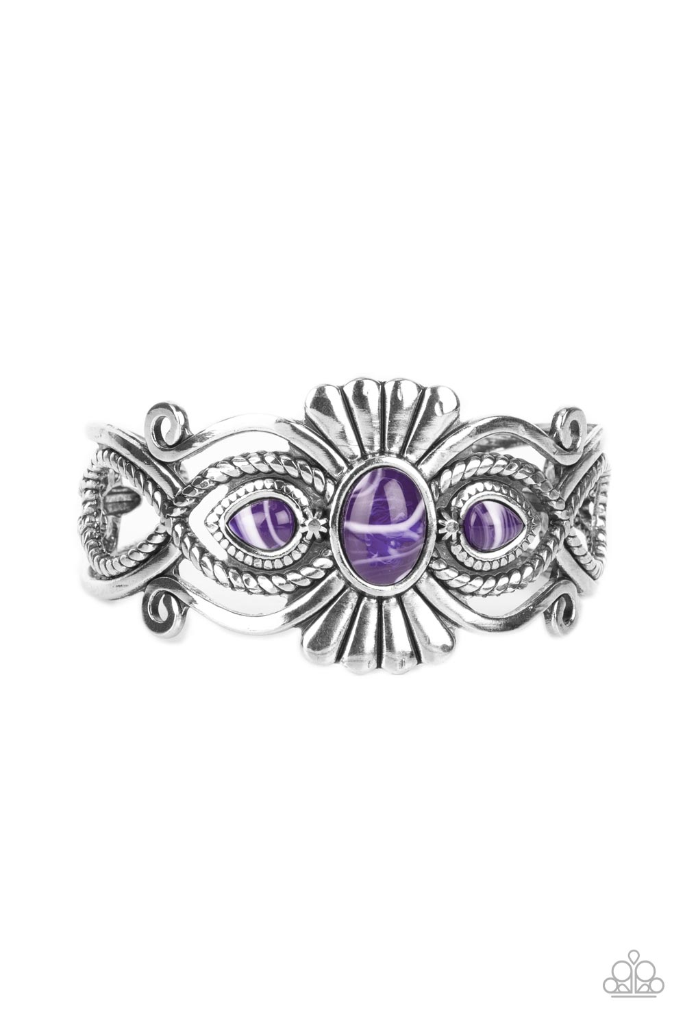 Rural Rumination - Purple Bracelet - Paparazzi Accessories - Paparazzi Accessories