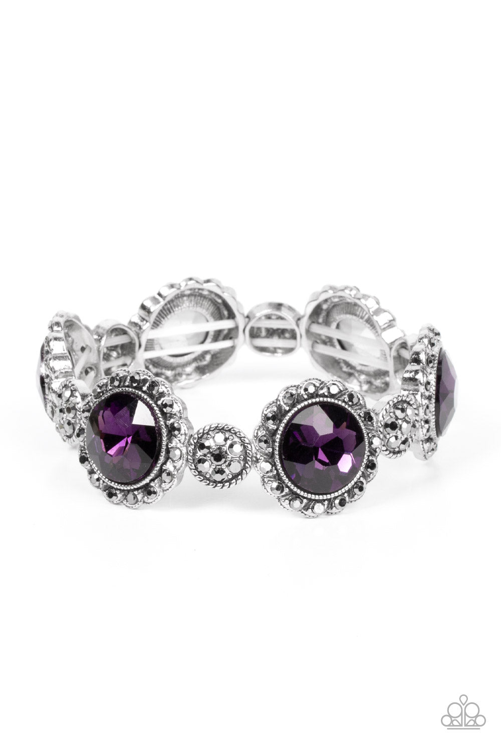 Palace Property - Purple Bracelet - Paparazzi Accessories - Paparazzi Accessories