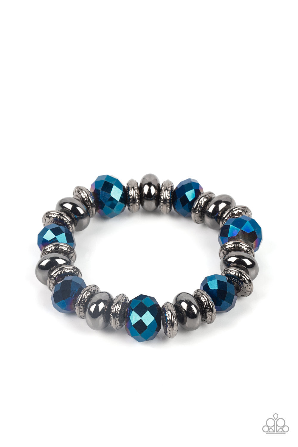 Power Pose - Blue Bracelet - Paparazzi Accessories
