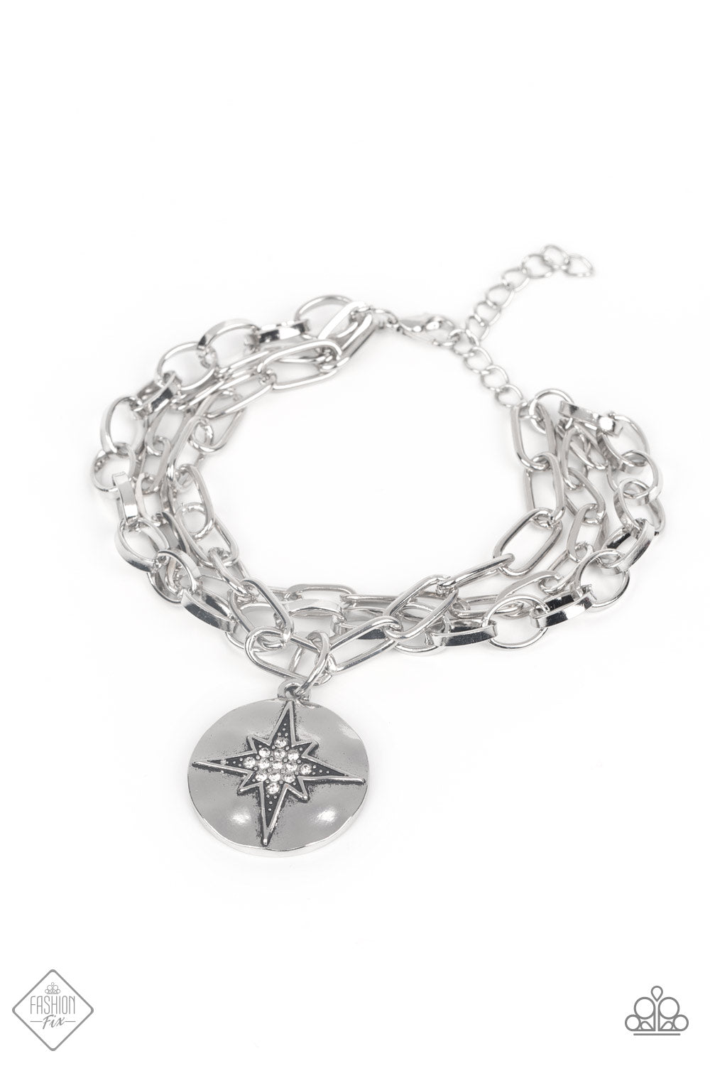 True North Twinkle - White Bracelet - Paparazzi Accessories