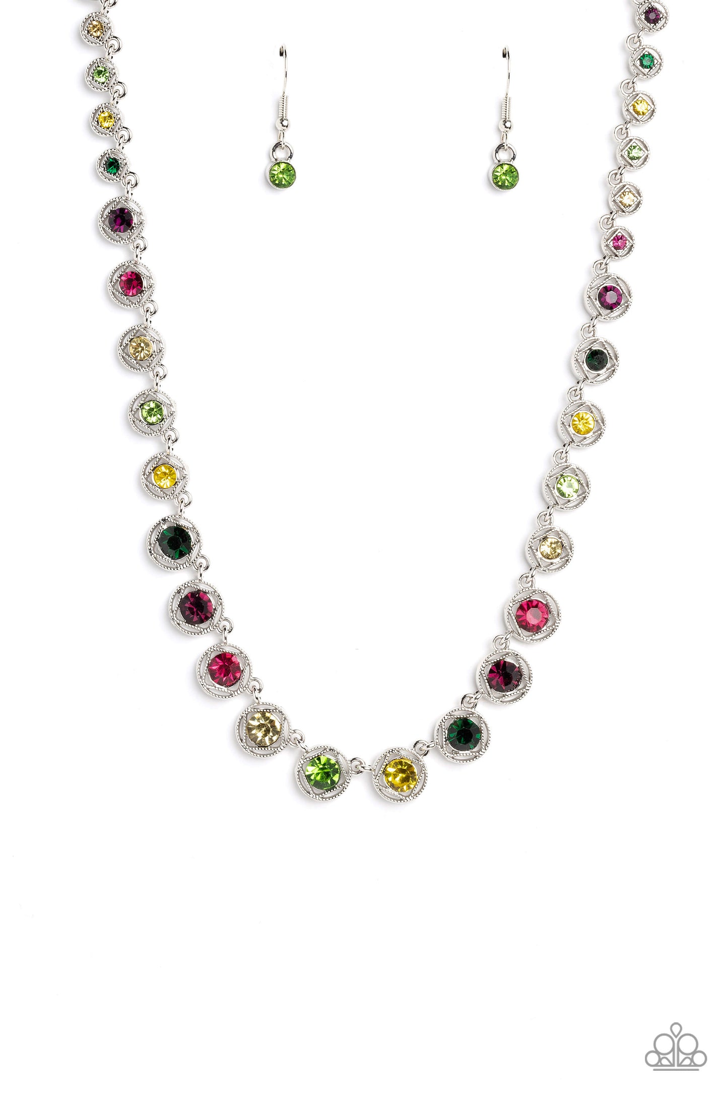 Kaleidoscope Charm - Multi Necklace - Paparazzi Accessories