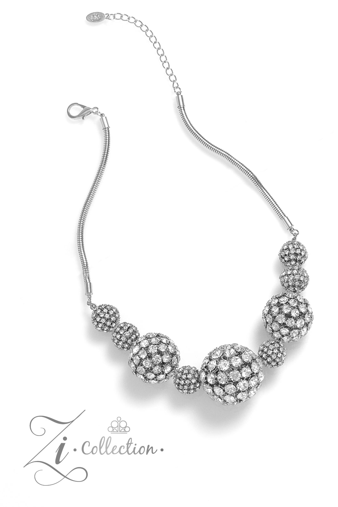Undaunted - White Necklace - Paparazzi Accessories