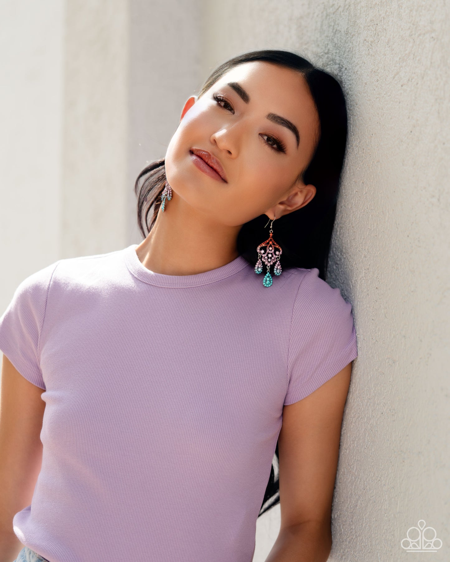 Chandelier Command - Multi Earrings - Paparazzi Accessories