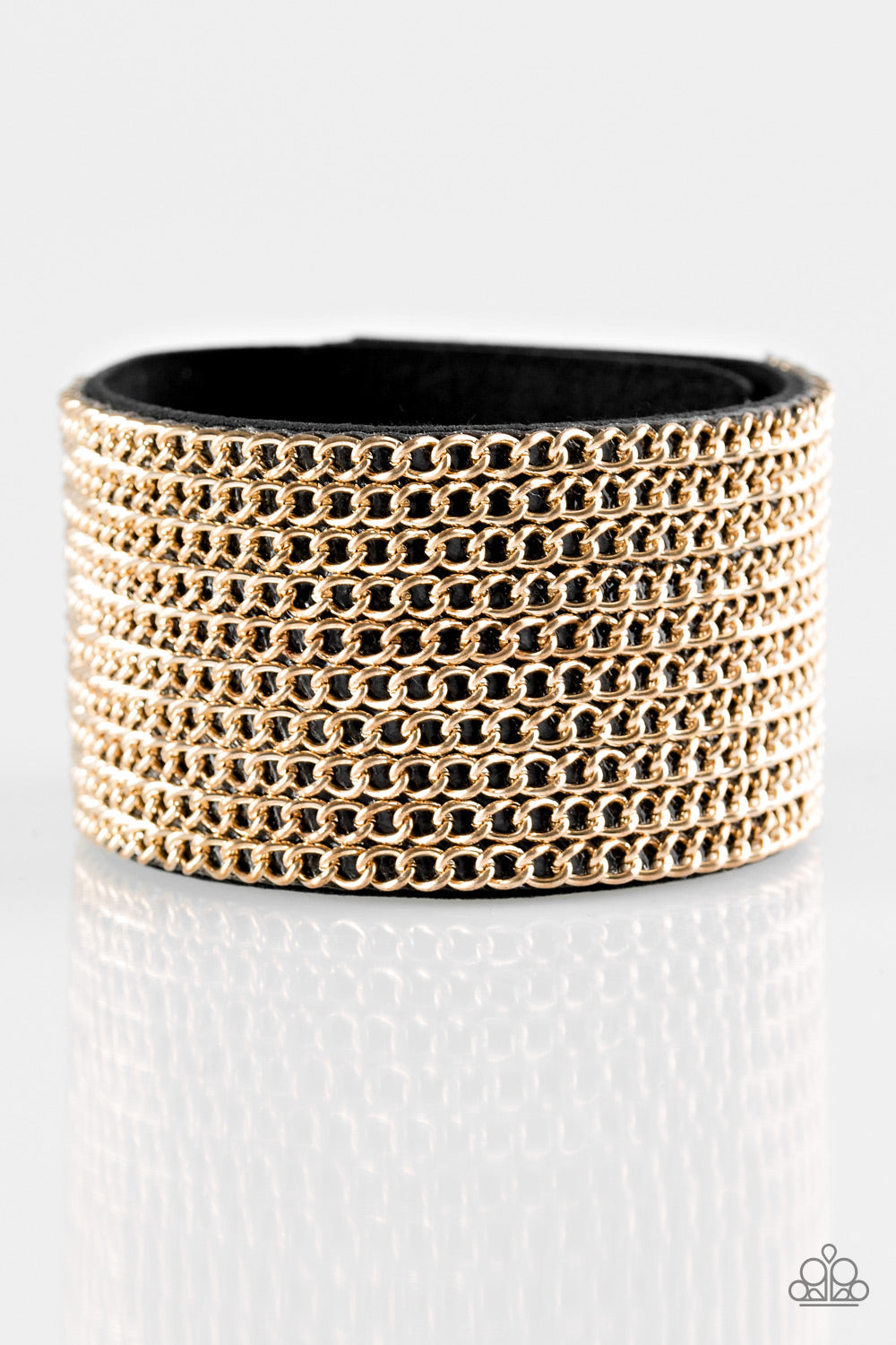 GLAM of Steel - Black Urban Bracelet - Paparazzi Accessories