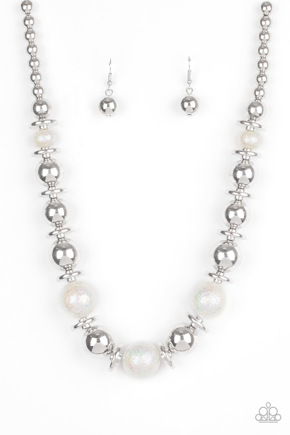 Twinkle Twinkle, I’m The Star - White Necklace - Paparazzi Accessories - Paparazzi Accessories