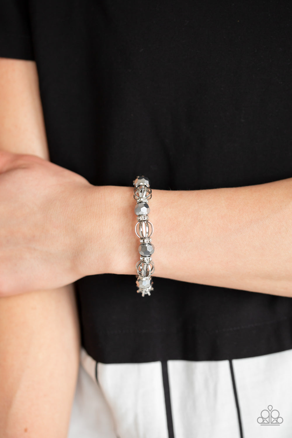 Metro Squad - Silver Bracelet - Paparazzi Accessories