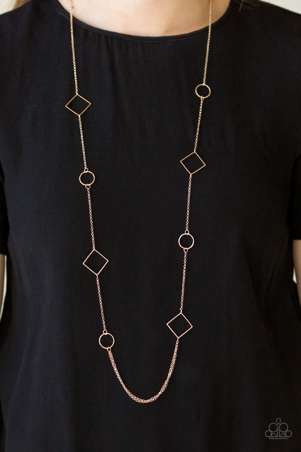 Full Frame Rose Gold Necklace - Paparazzi Accessories