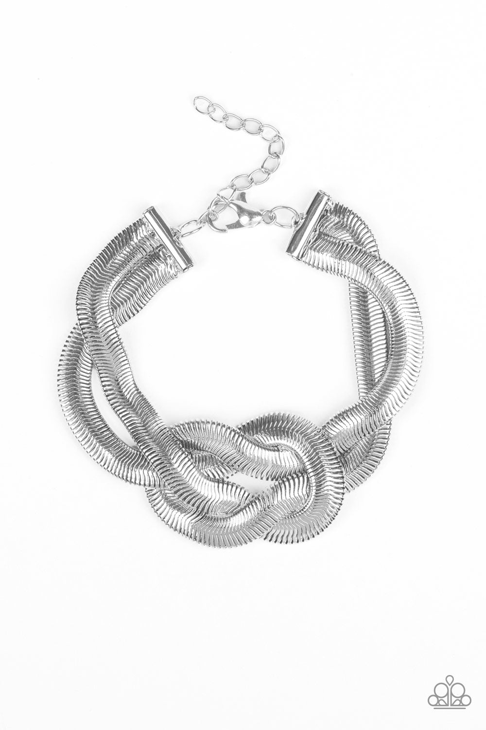 To The Max - Silver Bracelet - Paparazzi Accessoreis - Paparazzi Accessories