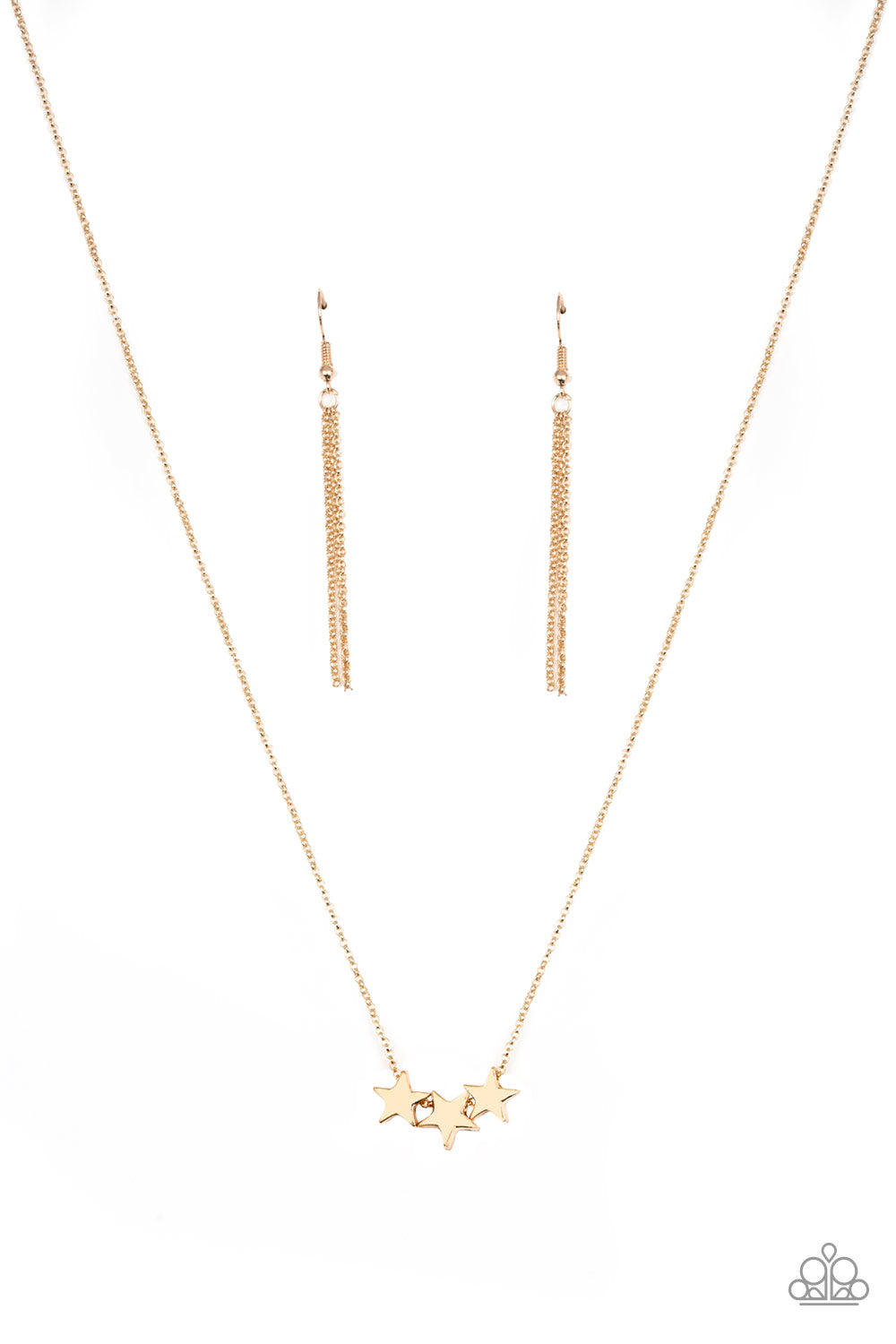 Shoot For The Stars - Gold - Paparazzi Accessories