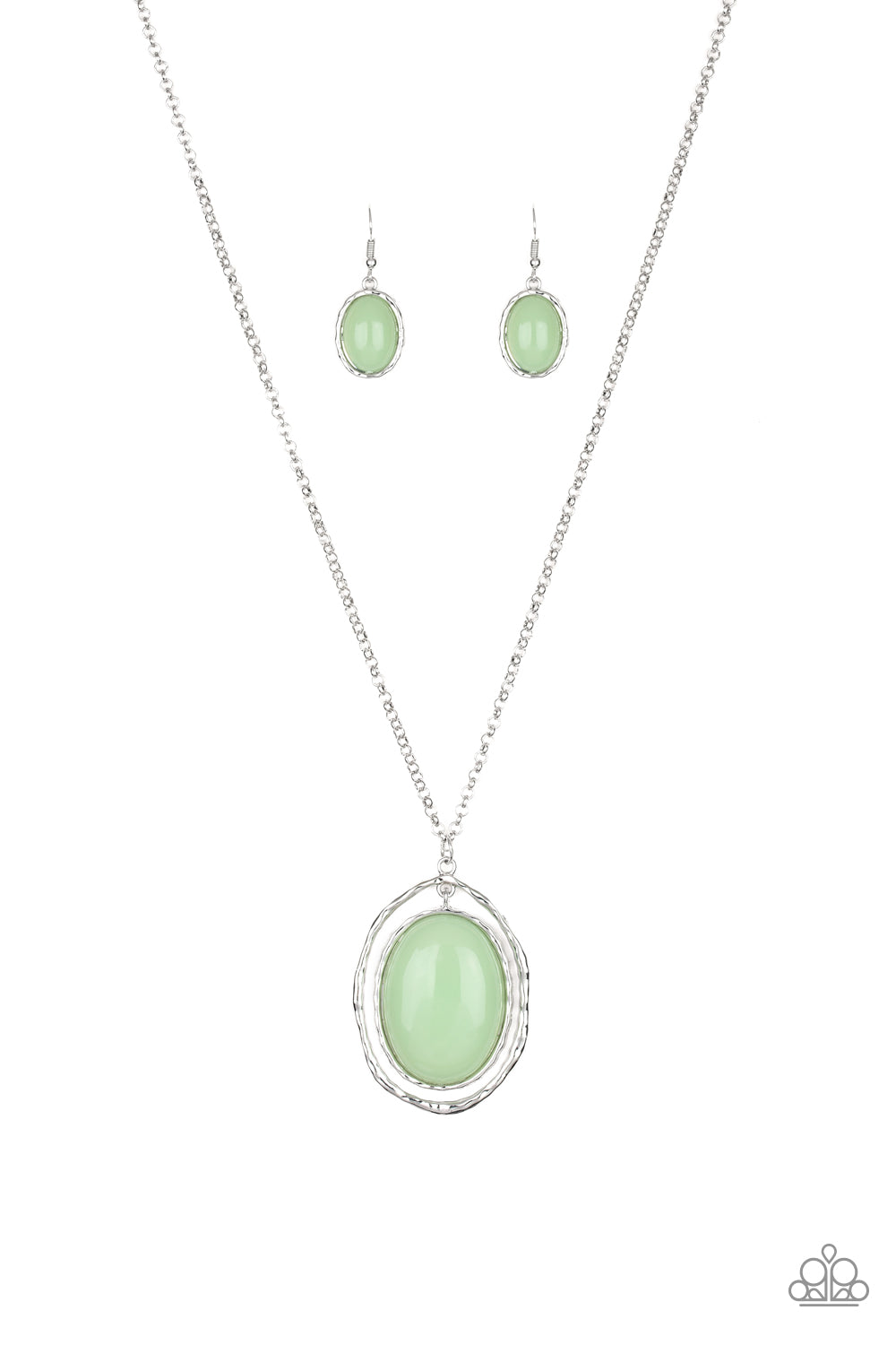 Harbor Harmony - Green Necklace - Paparazzi Accessories - Paparazzi Accessories