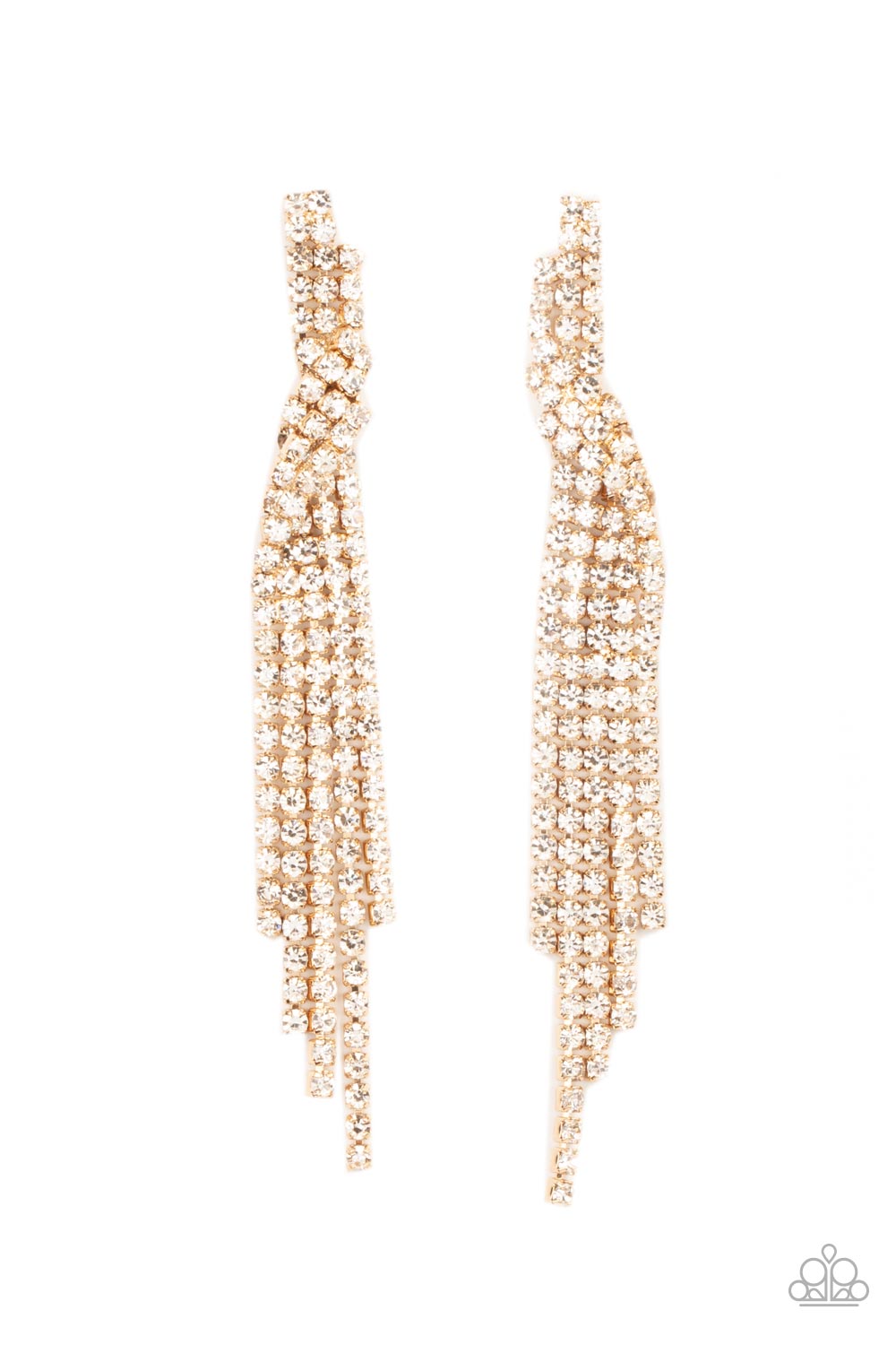 Cosmic Candescence - Gold Earrings - Paparazzi Accessories