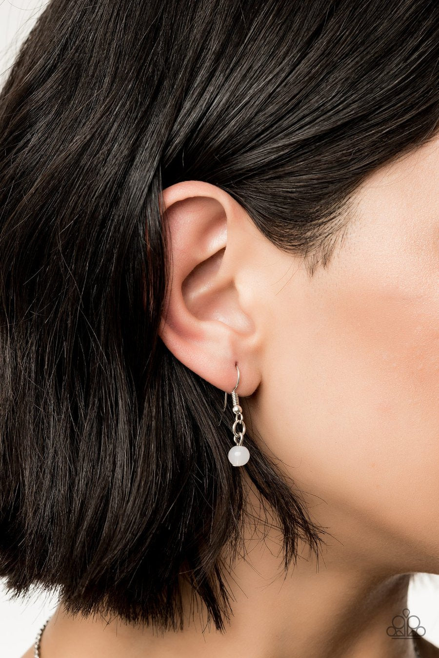 Everyday Enchantment - White Paparazzi Accessories - ONE Life - Paparazzi Accessories