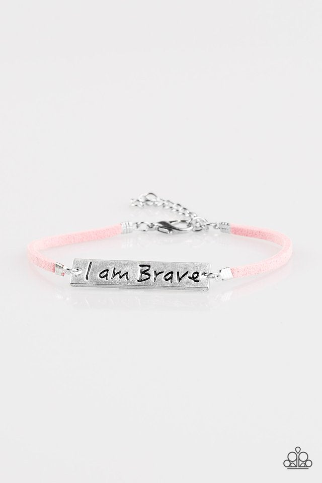 Brave Spirit Pink Bracelet - Paparazzi Accessories