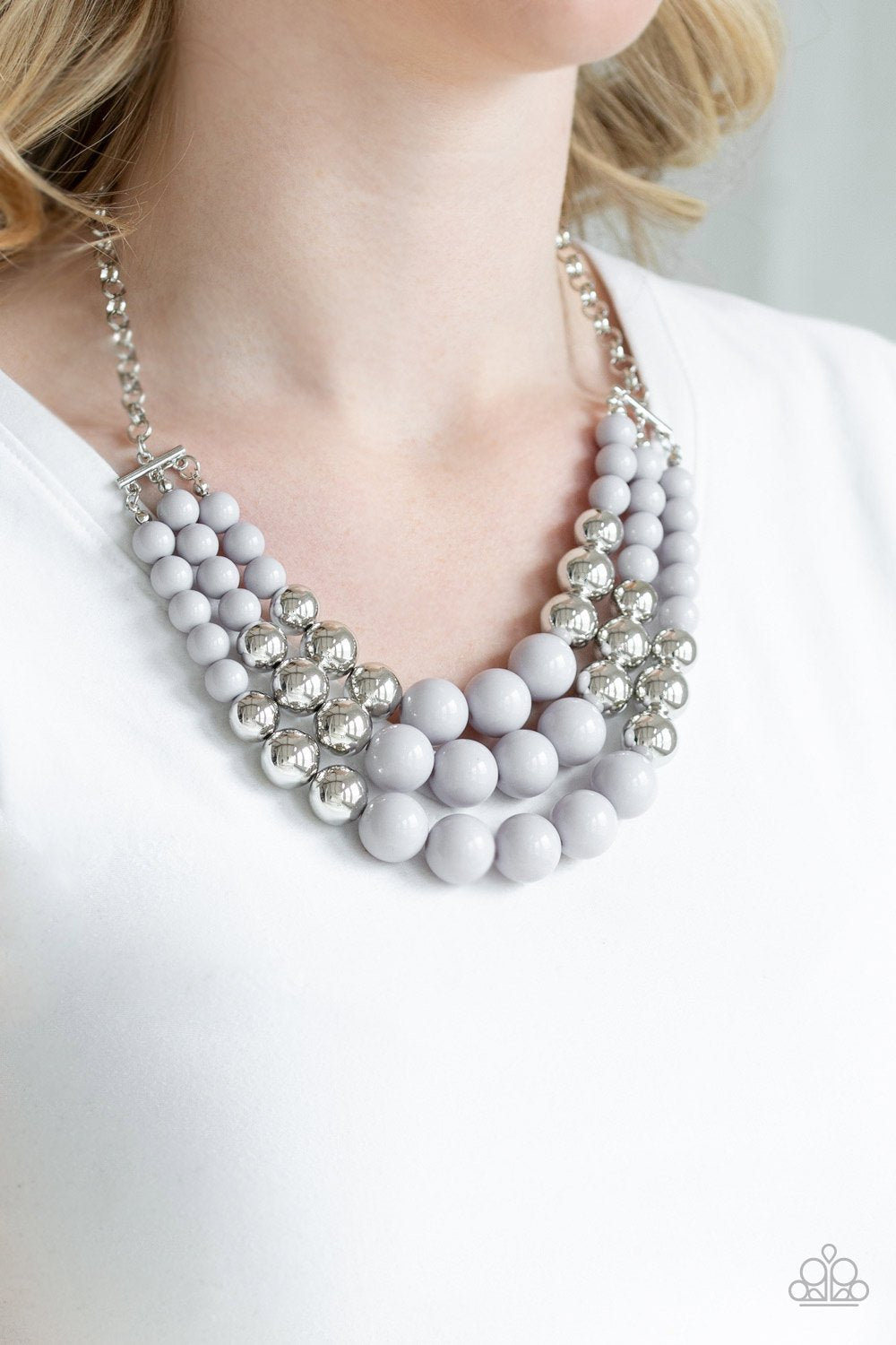 Dream Pop - Silver - Paparazzi Accessories