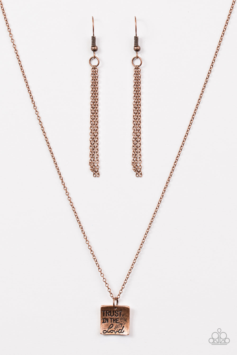 Trust In Faith - Copper - Paparazzi Accessories
