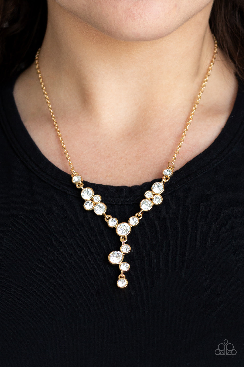Five Star Starlet - Gold - Paparazzi Accessories - Paparazzi Accessories