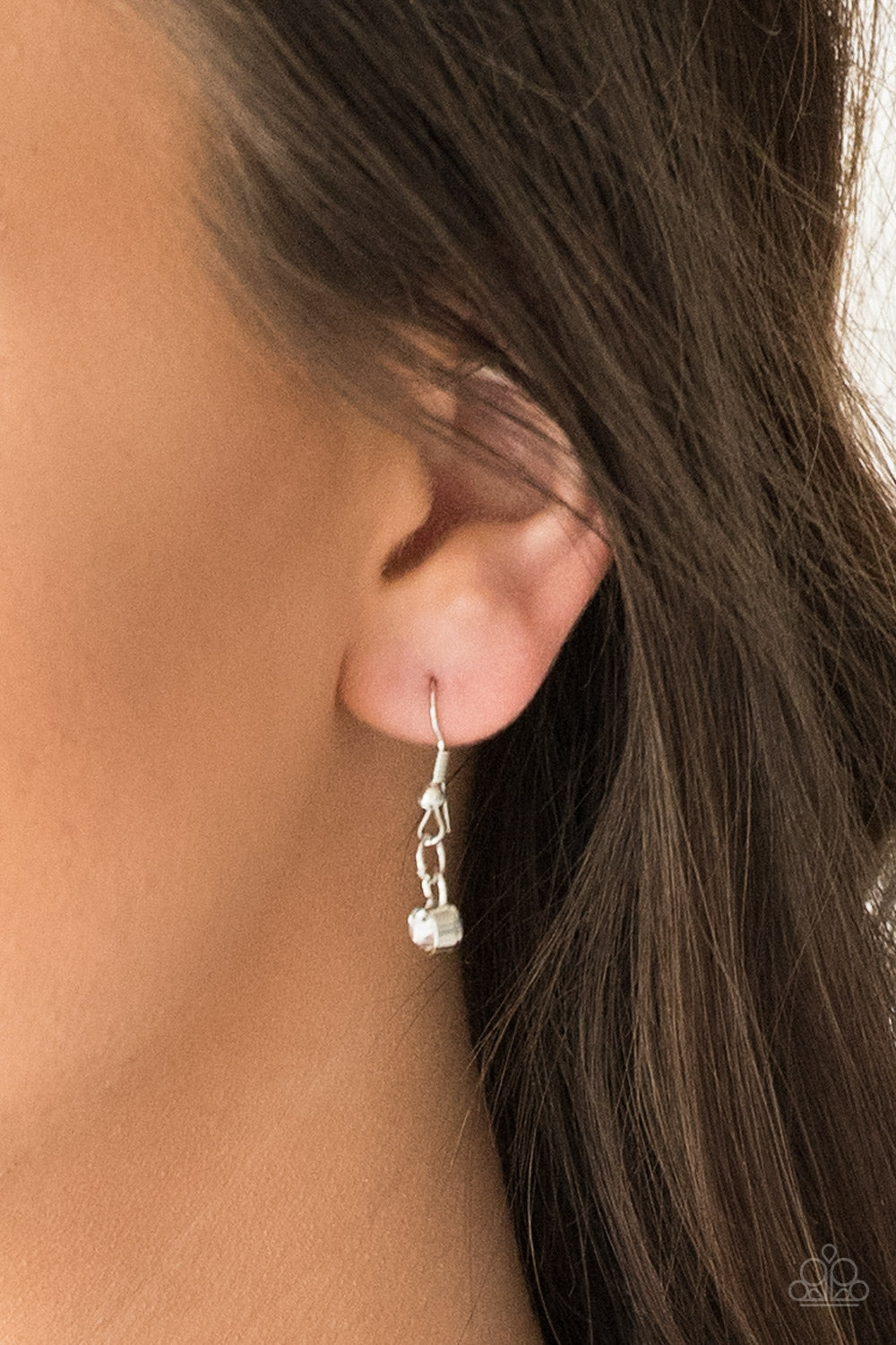 Razzle Dazzle - White Necklace - Paparazzi Accessories - Paparazzi Accessories