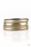 Sahara Shimmer - Brass Bangles - Paparazzi Accessories - Paparazzi Accessories