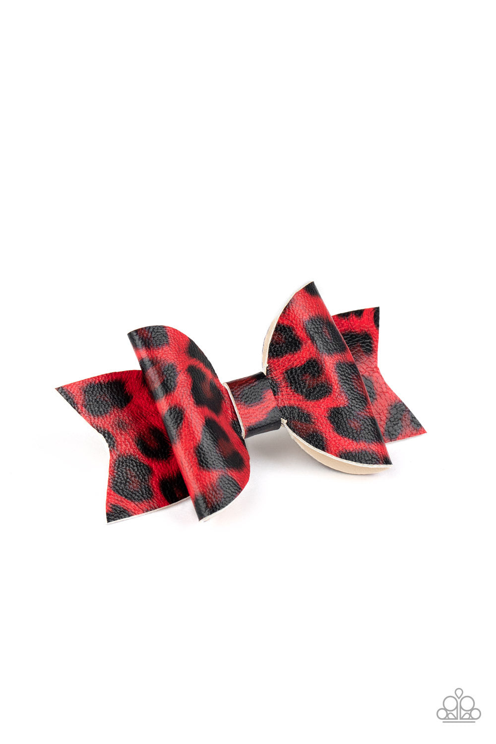 Hooked On a Feline - Red Hair Clip - Paparazzi Accessories - Paparazzi Accessories