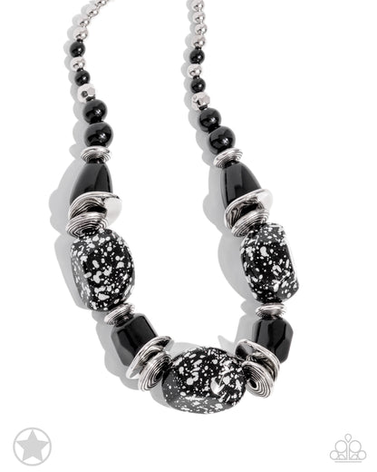 In Good Glazes - Black Necklace - Paparazzi Accessories