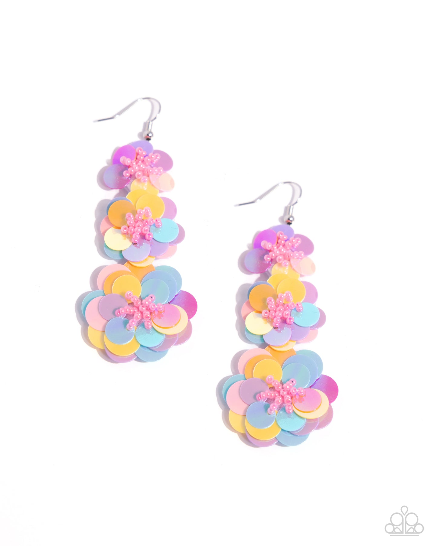Beaded Bouquet - Multi Earrings - Paparazzi Accessories