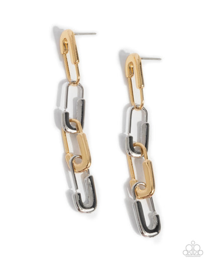 Linked Launch - Multi Earrings - Paparazzi Accessories