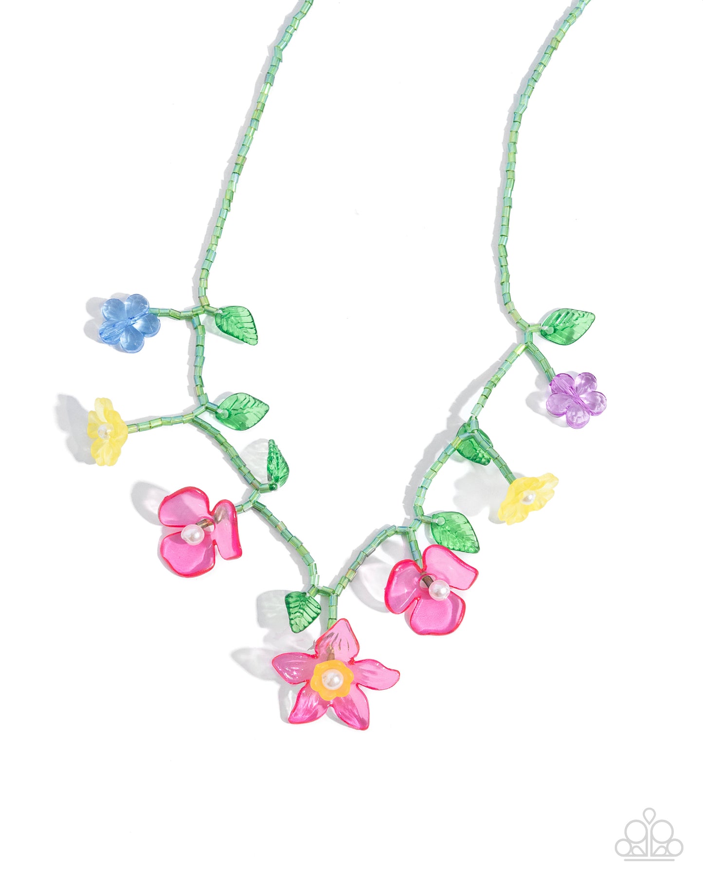 Gourmet Garden - Pink Necklace- Paparazzi Accessories