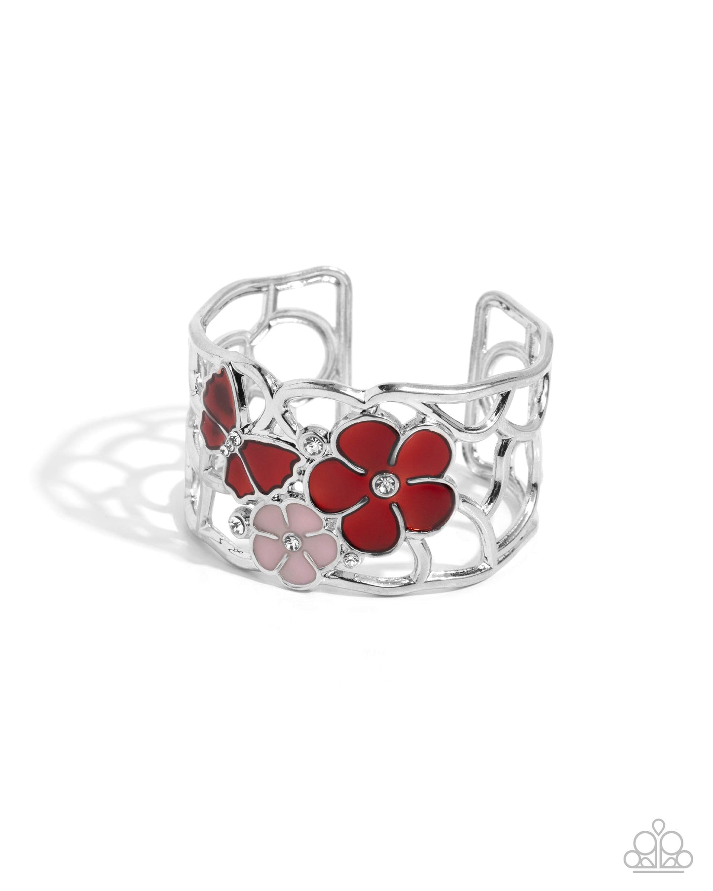Whimsical Watercolor - Red Bracelet - Paparazzi Accessories