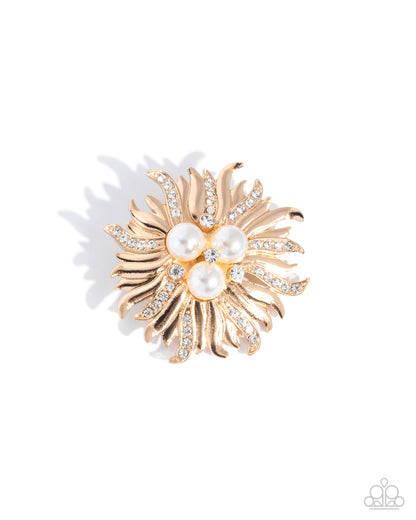 Ornate Operation - Gold - Paparazzi Accessories 