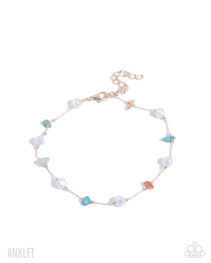 Spirited Story - Multi Anklet - Paparazzi Accessories - Paparazzi Accessories 