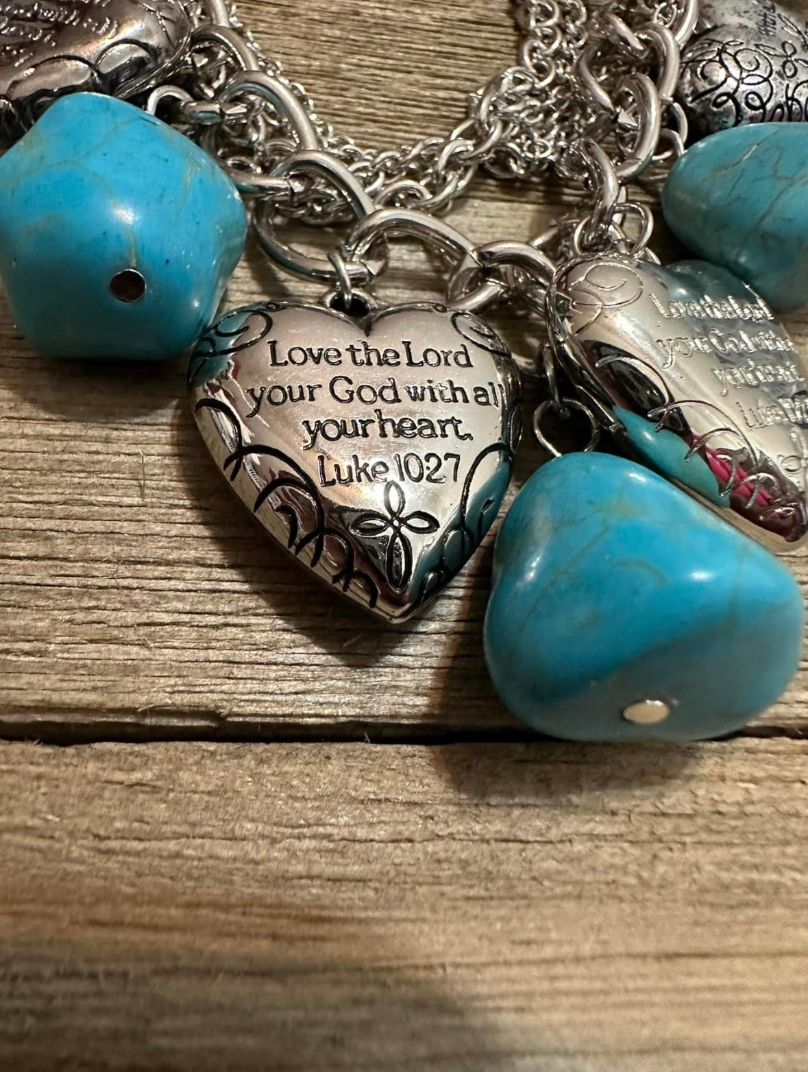 Change Of Heart - Blue Necklace- Paparazzi Accessories