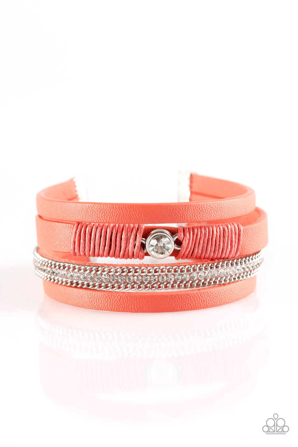Catwalk Craze Orange Bracelet - Paparazzi Accessories 