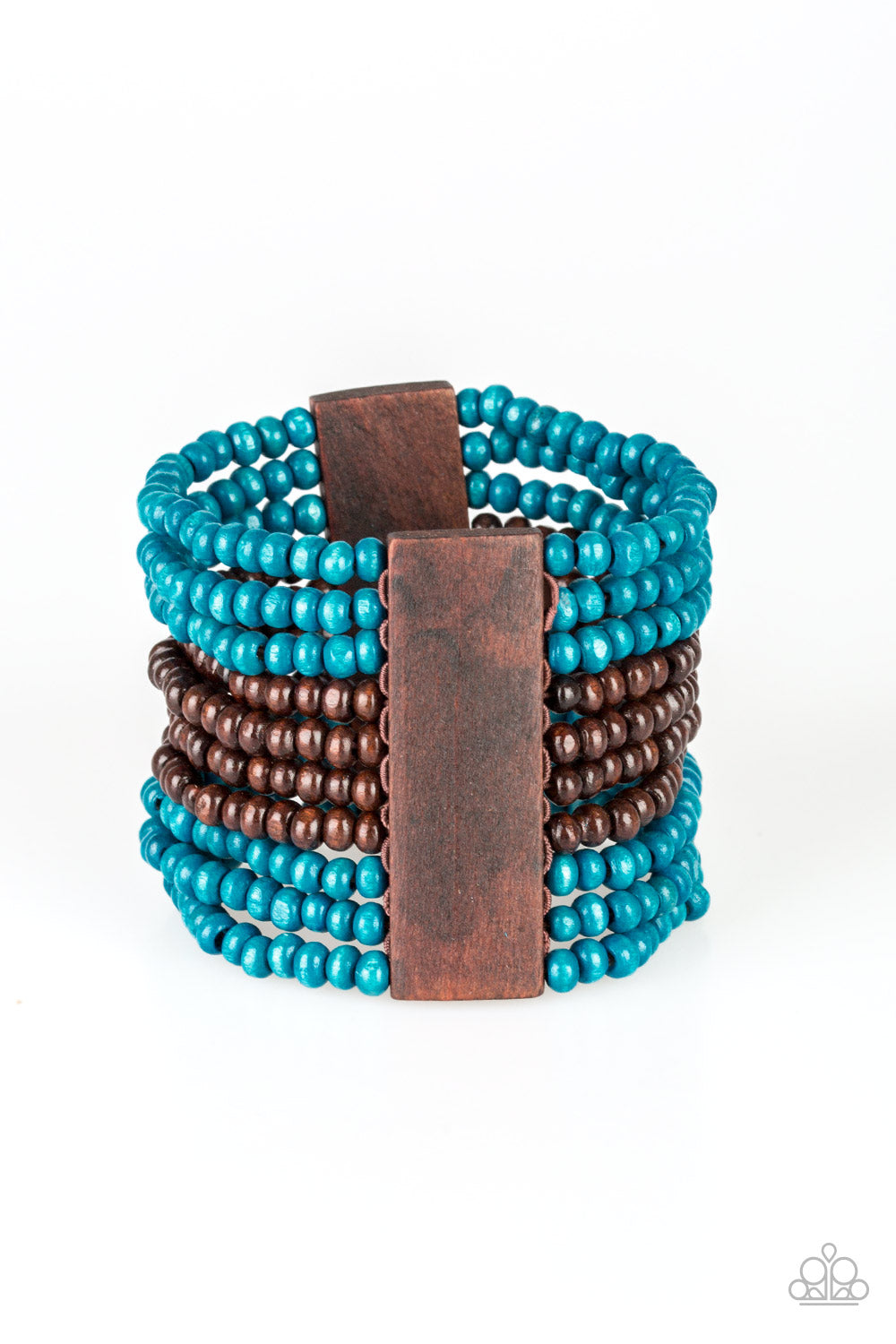 JAMAICAN Me Jam - Blue Bracelet -Paparazzi Accessories - Paparazzi Accessories 
