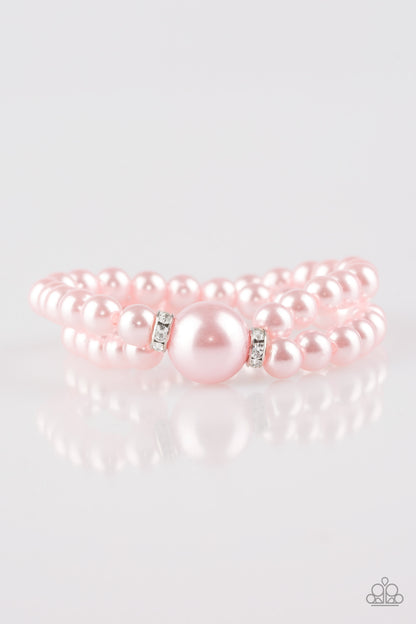 Romantic Redux - Pink Bracelet - Paparazzi Accessories 