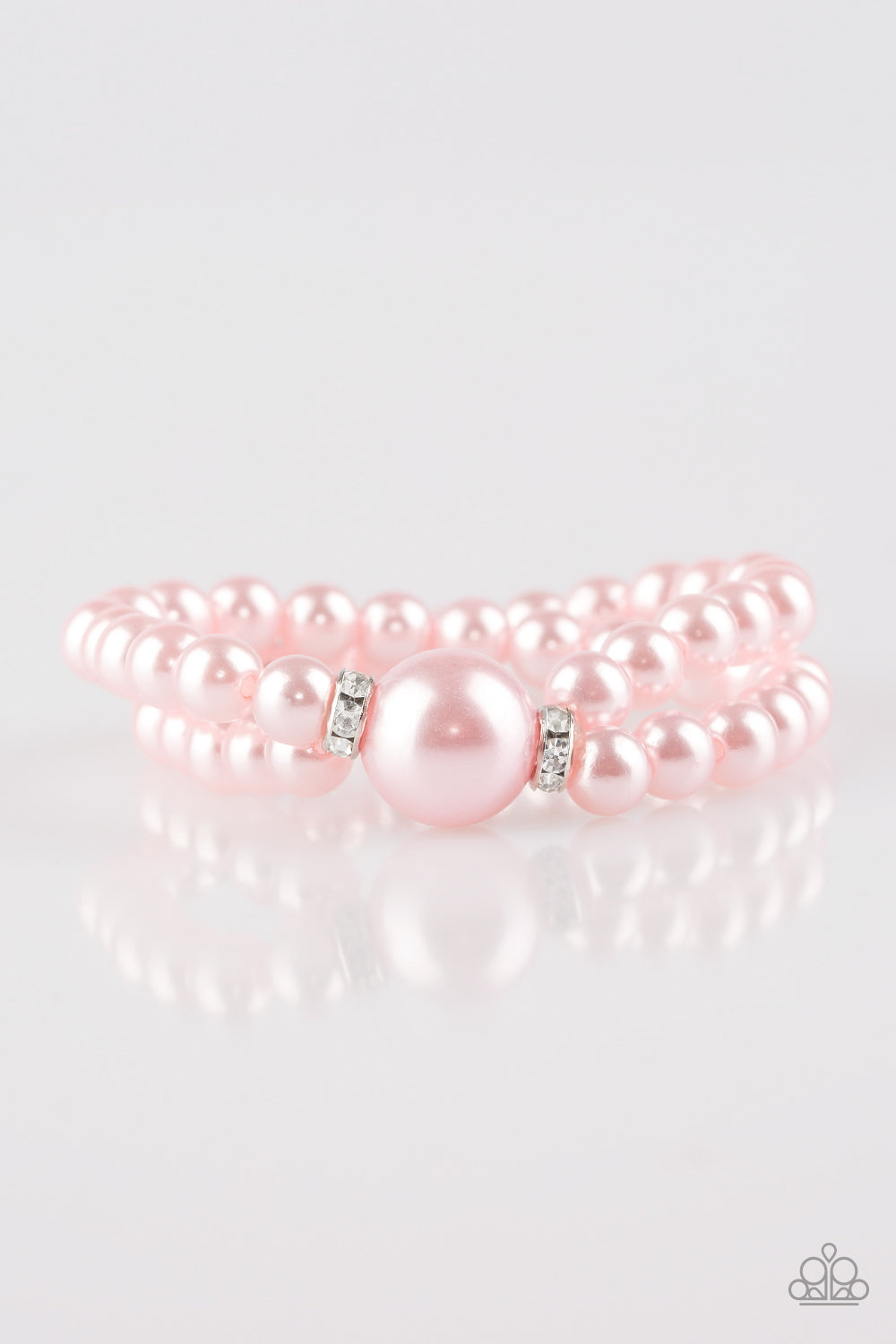 Romantic Redux - Pink Bracelet - Paparazzi Accessories 