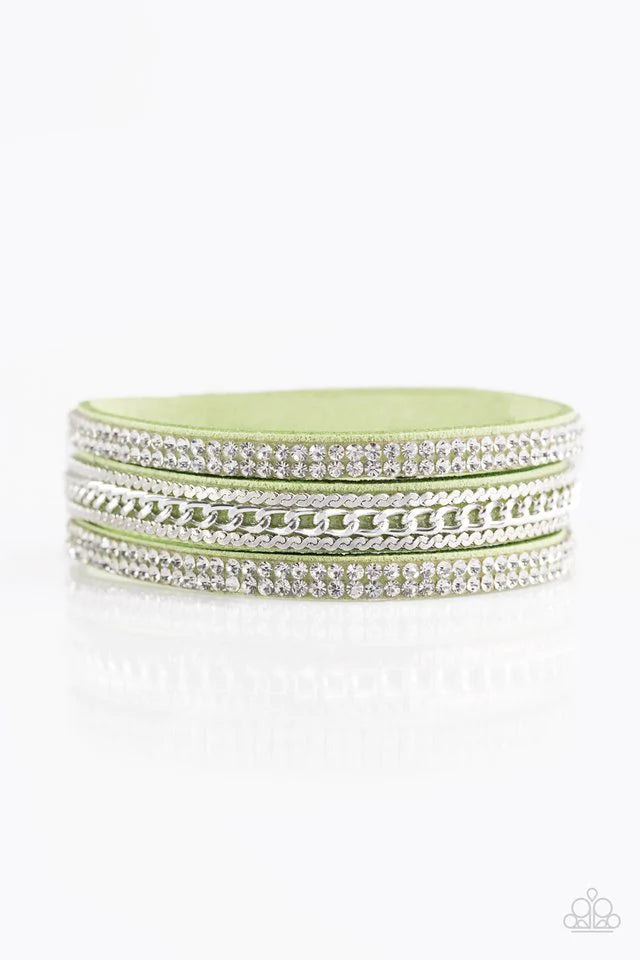 Unstoppable - Green Urban Bracelet - Paparazzi Accessories