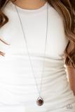 Rio Rancho Resplendence - Brown Stone Necklace - Paparazzi Accessories 
