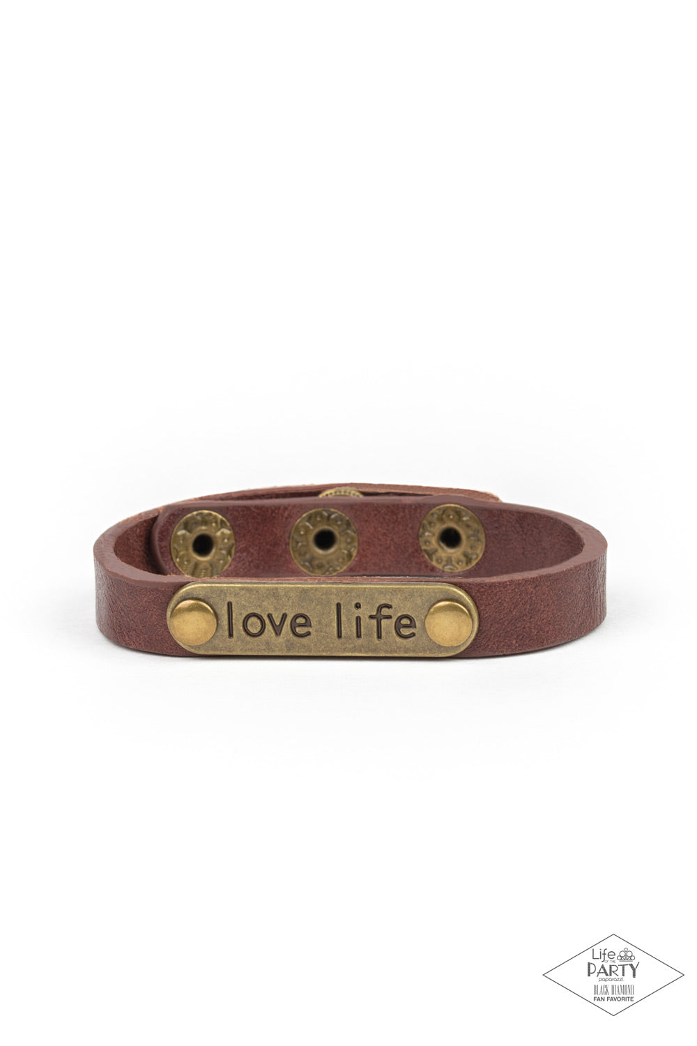 Love Life - Brass - Paparazzi Accessories 