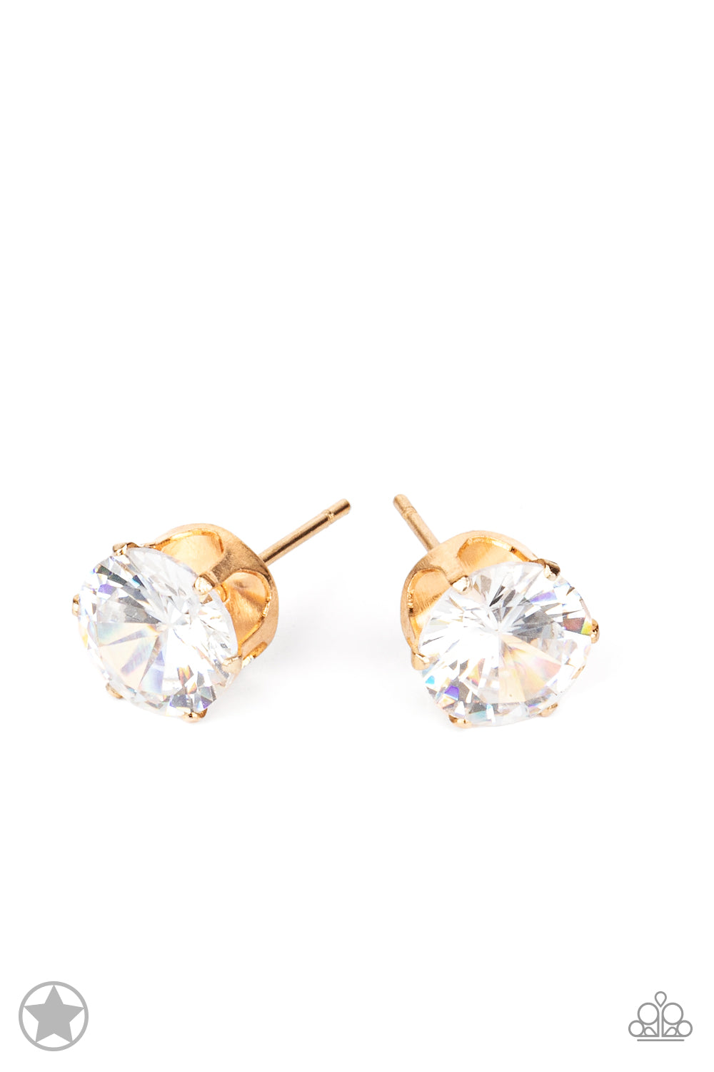 Just In TIMELESS - Gold Earrings - Paparazzi Accessories 