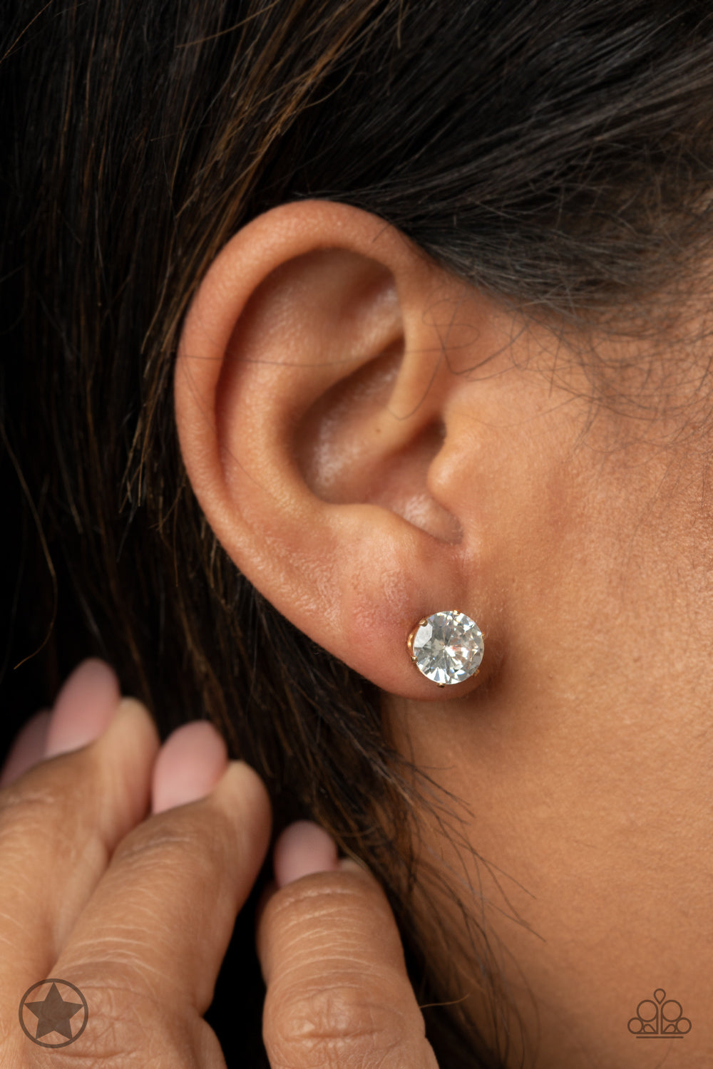Just In TIMELESS - Gold Earrings - Paparazzi Accessories 