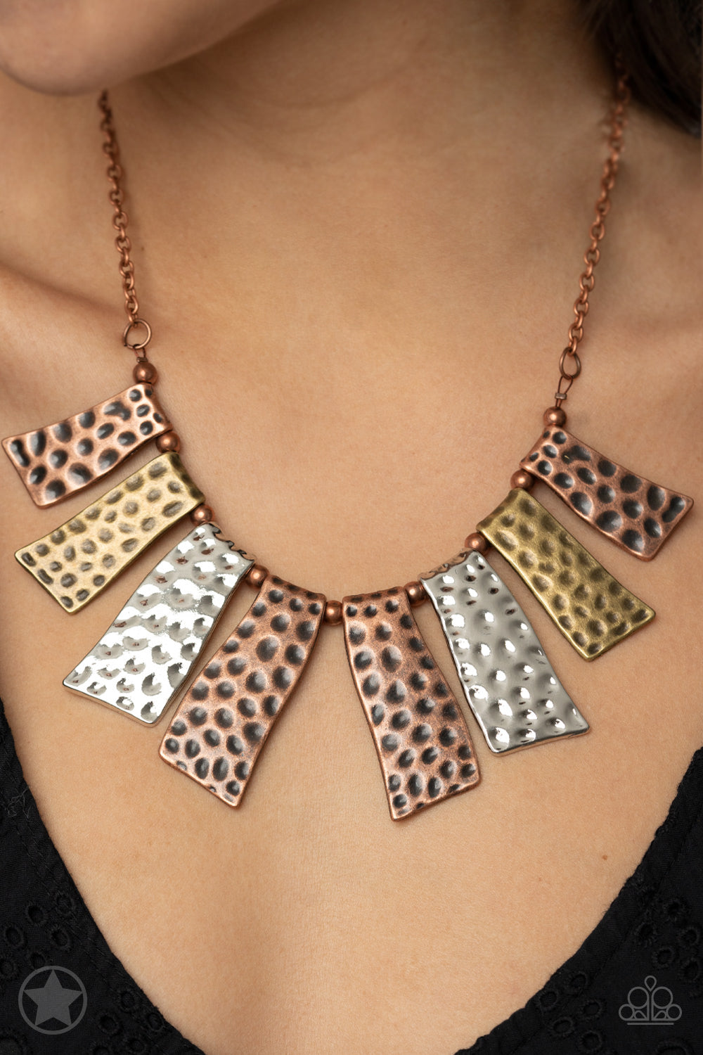 A Fan of the Tribe - Multi Necklace - Paparazzi Accessories - Paparazzi Accessories 