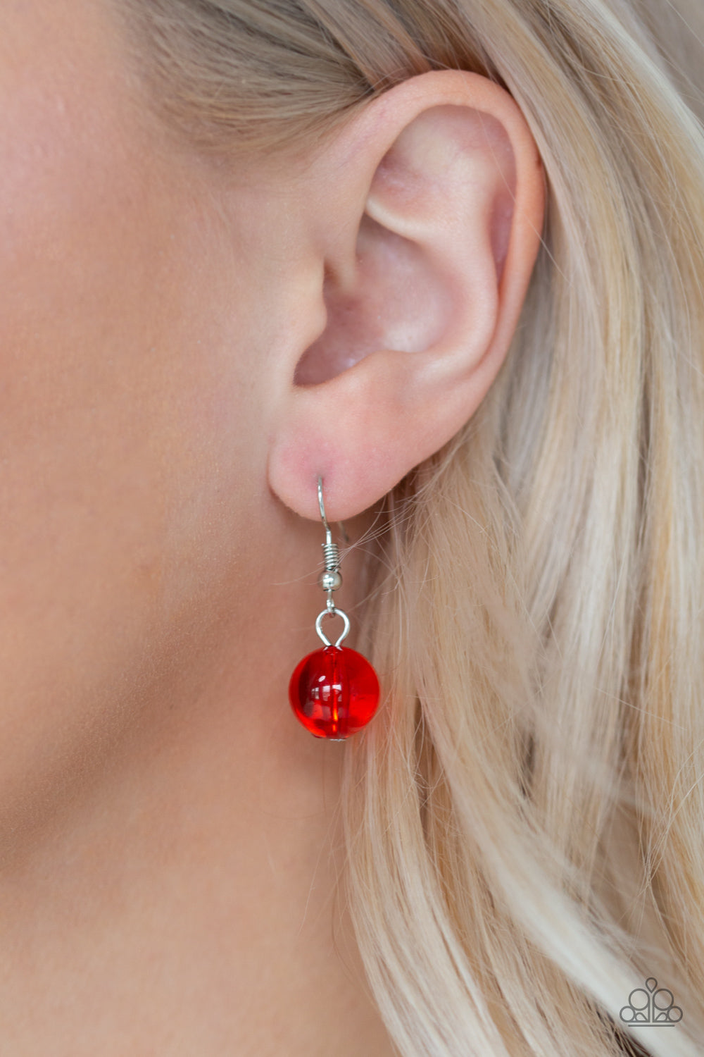 Crystal Charm - Red - Paparazzi Accessories - Paparazzi Accessories 
