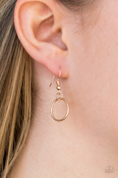 Full Frame Rose Gold Necklace - Paparazzi Accessories 