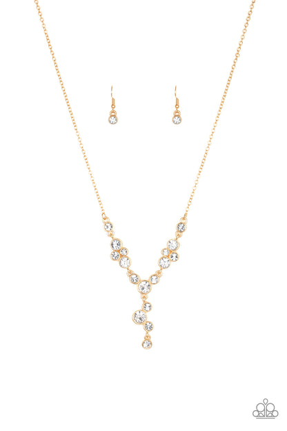 Five Star Starlet - Gold - Paparazzi Accessories - Paparazzi Accessories 